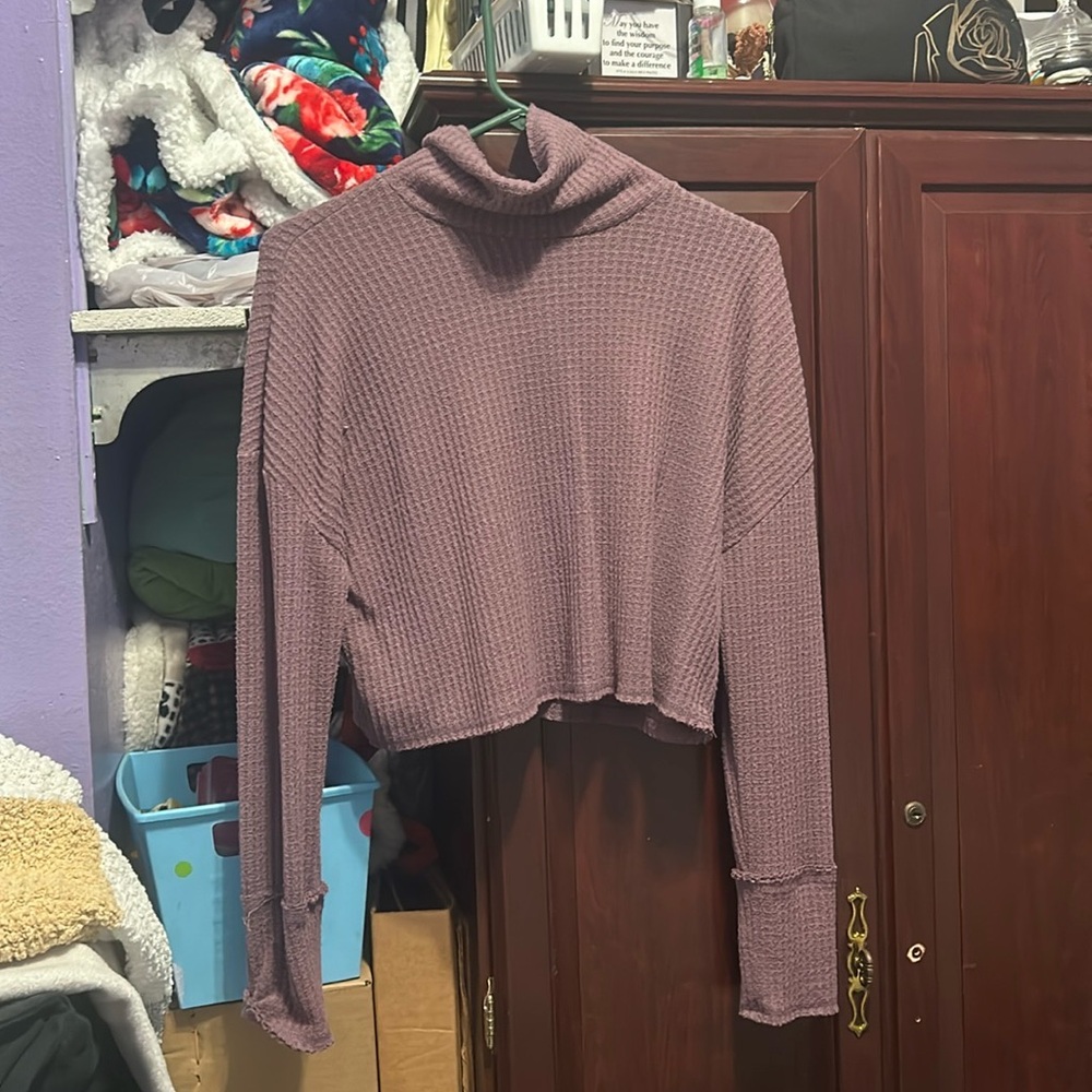 long sleeve turtleneck top
